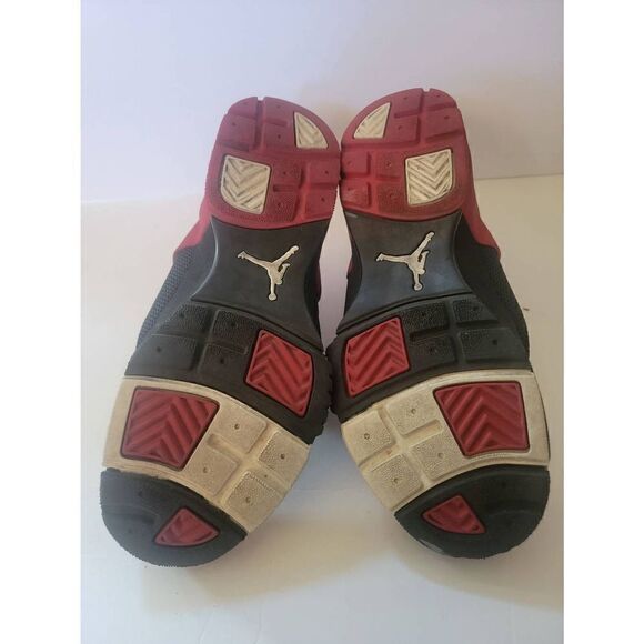 Nike Air Jordan Roy Jones Jr Retro 2004 Men's Black And Red Boxing Shoes Size 6Y - Picture 6 of 6